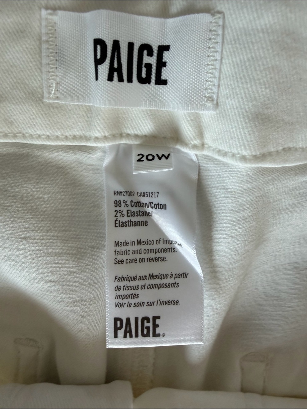 Paige Women’s Anessa Ankle Wide Leg Jeans Size 20W NWT - Picture 6 of 8